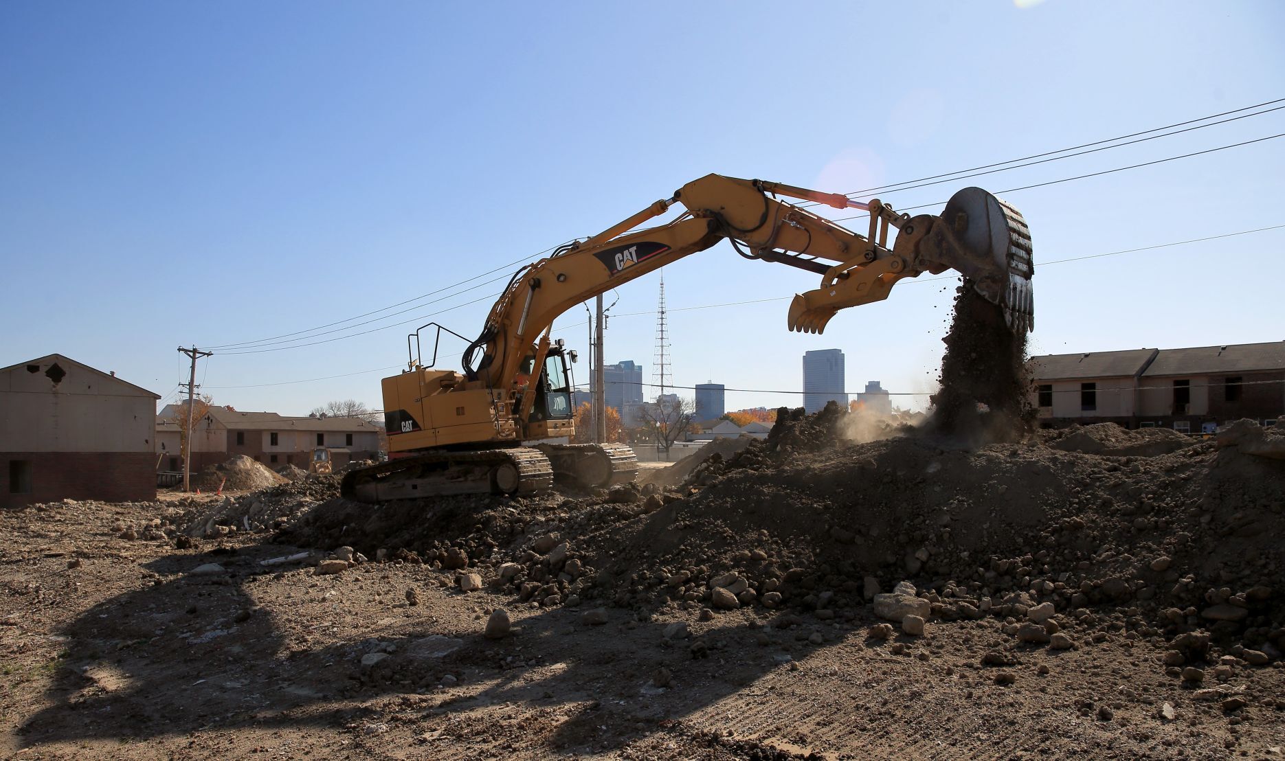 Demolition work at Preservation Square